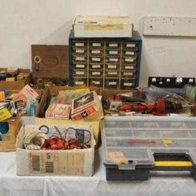 1273	GROUP OF ASSORTED VINTAGE ELECTRONIC COMPONENTS & ASSEMBLIES
