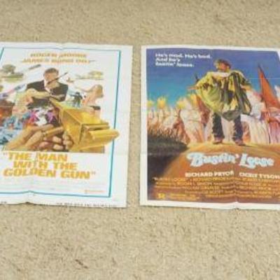 1228	GROUP OF 4 VINTAGE MOVIE POSTERS, LARGEST APPROXIMATELY 27 IN X 41 IN
