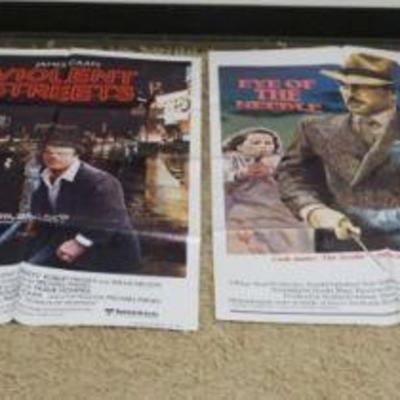 1261	GROUP OF VINTAGE MOVIE POSTERS
