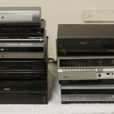 1274	GROUP OF DVD/CD & VHS PLAYERS
