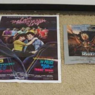 1256	GROUP OF VINTAGE MOVIE POSTERS
