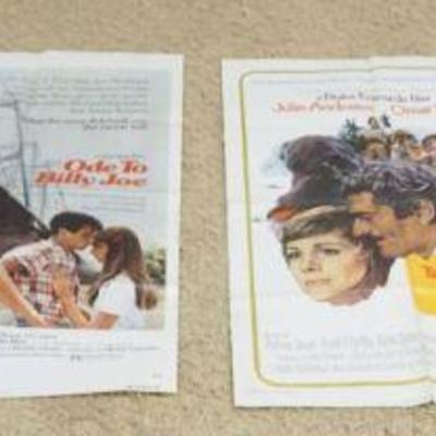 1225	GROUP OF 4 VINTAGE MOVIE POSTERS, LARGEST APPROXIMATELY 27 IN X 41 IN
