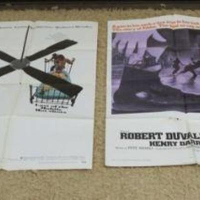 1254	GROUP OF VINTAGE MOVIE POSTERS
