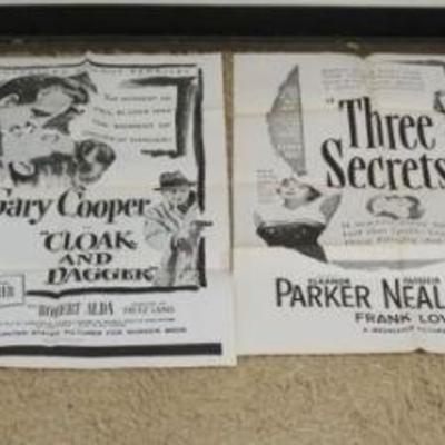 1246	GROUP OF VINTAGE MOVIE POSTERS
