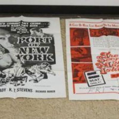 1258	GROUP OF VINTAGE MOVIE POSTERS
