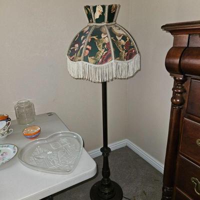 Fringed vintage lamp