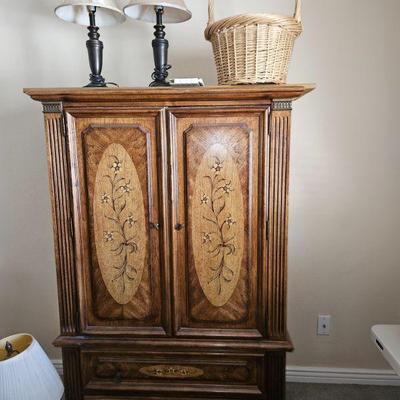 Stanley Wardrobe with Handpainted flowers