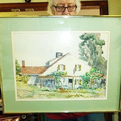 framed watercolor paintings