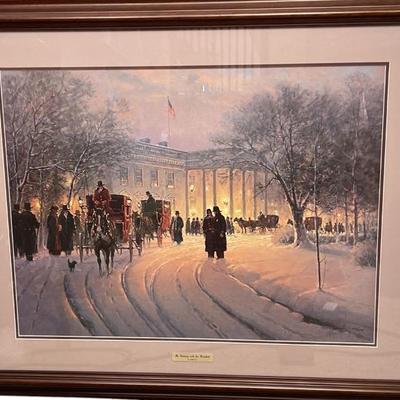 An Evening With The President 1990 * G Harvey * Limited Edition 1163/4692 Complete with a COA