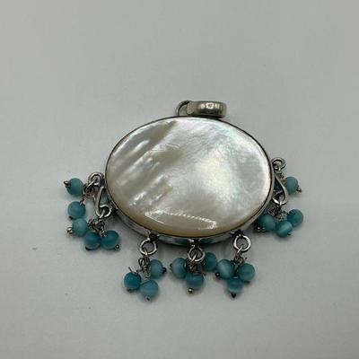 Mother of Pearl - Sterling Pendant