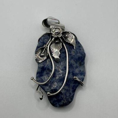 Sodalite / Sterling Pendnat