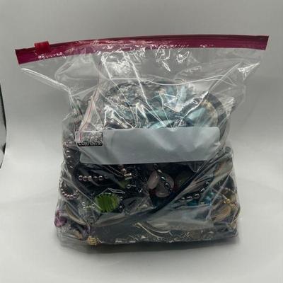 Bag of Misc Costume Jewelry