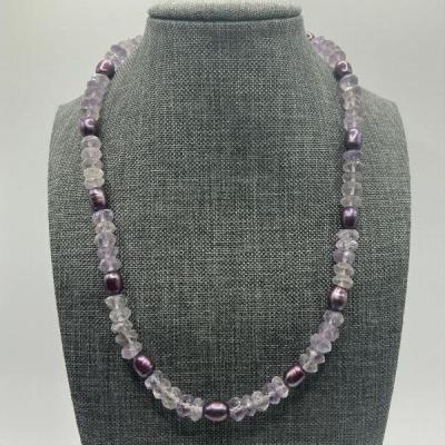 Quartz Beaded Necklace