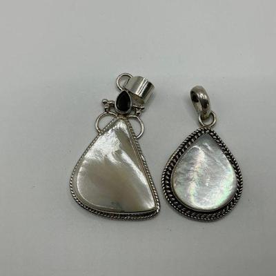 Mother of Pearl Sterling Pendant