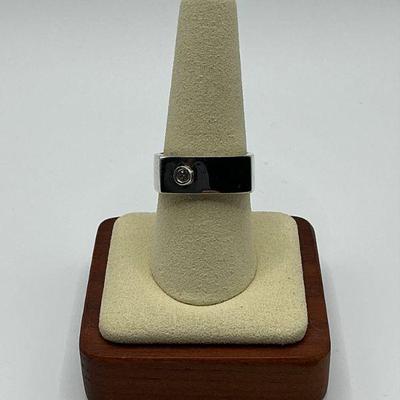 Sterling CZ Ring - Sz 9