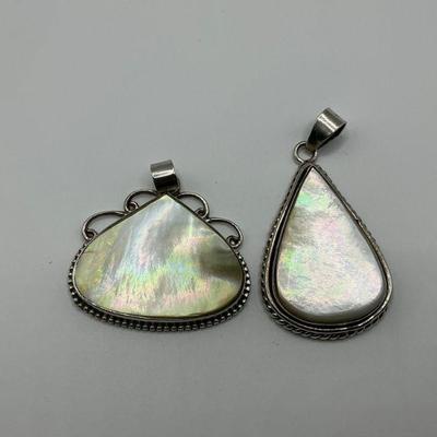 Mother of Pearl / Sterling Pendant