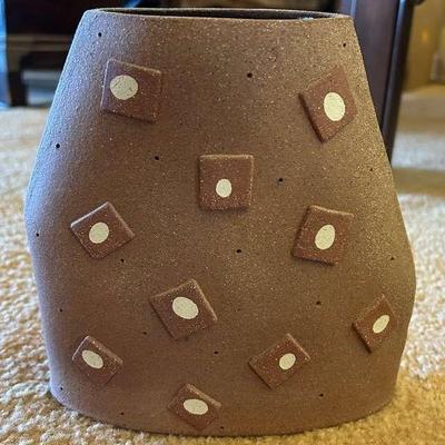 RSN012- Unique Handcrafted Pottery Signed By Johnston 