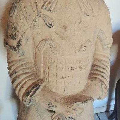 RSN006 - Antique Asian TerraCotta Warrior #1 (1 of 2)