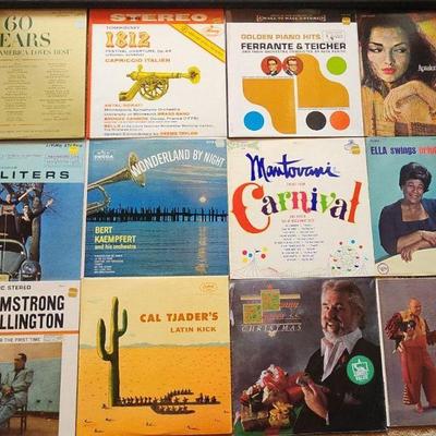 RSN133 - 60 Years Of Music America Loves Best and More 33 RPM LPs Vintage Vinyl Records Lot