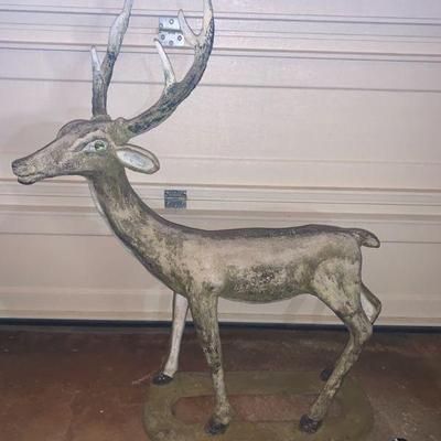 RSN122 Large Decorative Concrete Deer