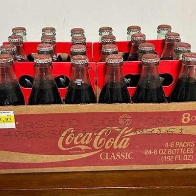 RSN150- Case of 24 Vintage Coca-Cola Bottles 1994 Super Bowl XXVIII Includes Original Carriers