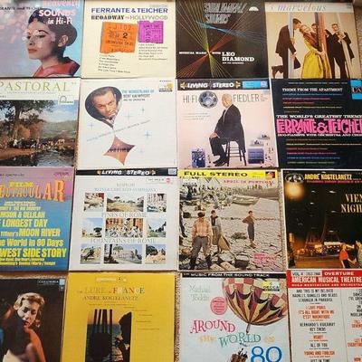 RSN143 - Around The World In 80 Days 33 RPM LP Soundtrack & More Vintage Vinyl Record LPs