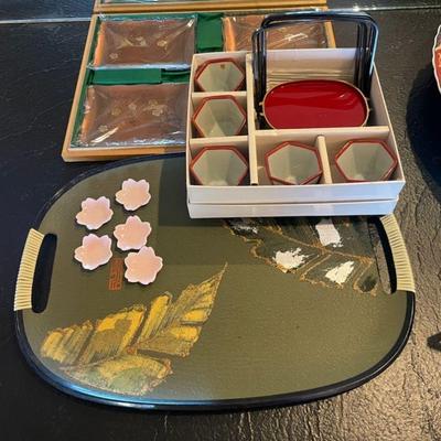 RSN020 - Fine Dining Japanese Tray, Plates, & Sake Set