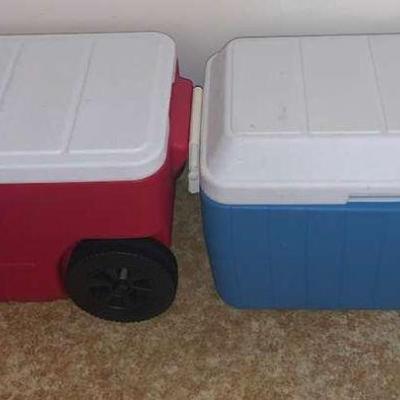 RSN134 Two Coleman Coolers