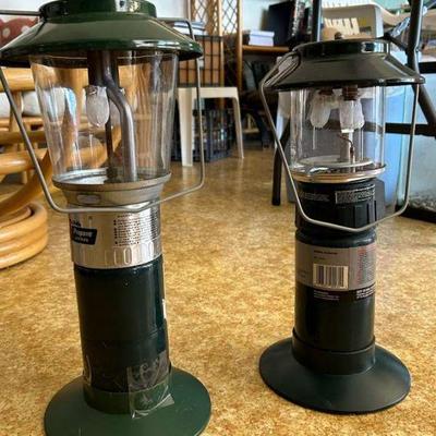 RSN141- Two Coleman Propane Lanterns