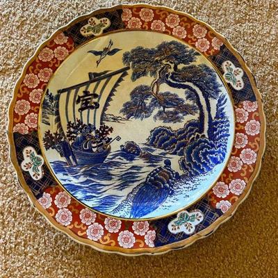 RSN060- Tia Hodo Japanese Imari Takarabune Treasure Boat Platter