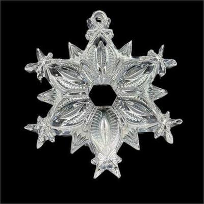 Lot 303  
Waterford 2008 Crystal Snowflake Christmas Ornament In Original Box