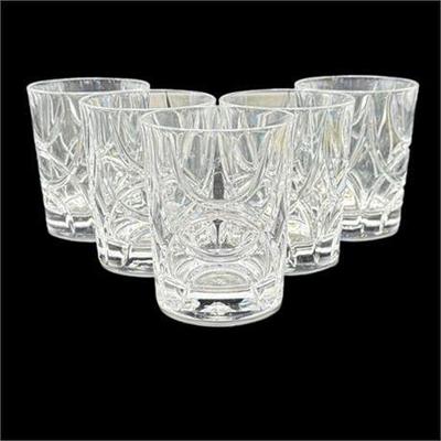 Lot 159   
Ralph Lauren Crystal Royalton Double Old Fashioned Rock Tumblers, Five (5)