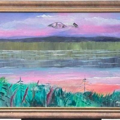 Lot 268   
Harrison Signed, Acrylic On Canvas, Landscape