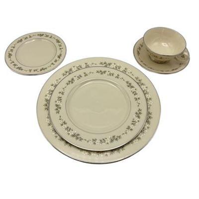 Lot 161   
Lenox Fine China Brookdale Five Piece Setting, Service for One (1)