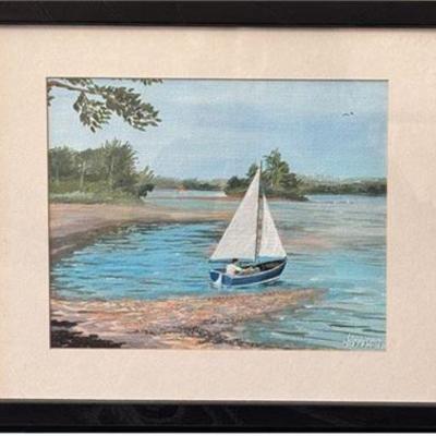 Lot 274   
Harrison Signed, Acrylic on Canvas, Landscape