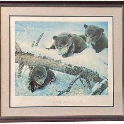 Lot 267 
Nancy Glazier, The Cub Scouts Black Bears Signed and Numbered Lithograph