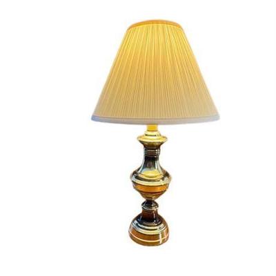 Lot 059   
Vintage Brass Table Lamp
