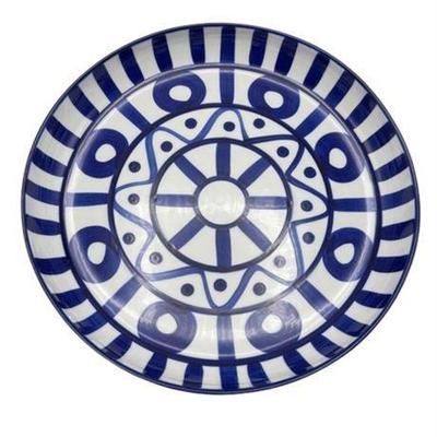 Lot 142   
Dansk Arabesque Blue And White Deep Round 13” Platter