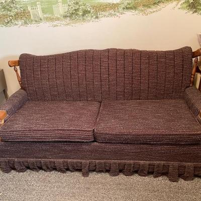 Vintage Queen Size Sofa Bed, includes mattress.  In beautiful shape.  Very heavy.  $150.00
