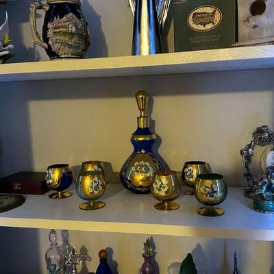 Antique Decanter Set