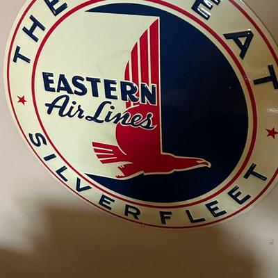 Easter Airlines Vintage Tin Sign