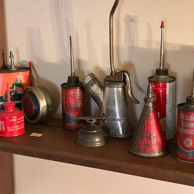 Vintage Texaco Oil Cans | Vintage Oiler Cans | Eagle Oil Safety Can