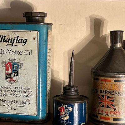 Maytag Multi Motor Oil | Maytag Handy Oil Thumb Oiler | Empire Black Harness Oil 