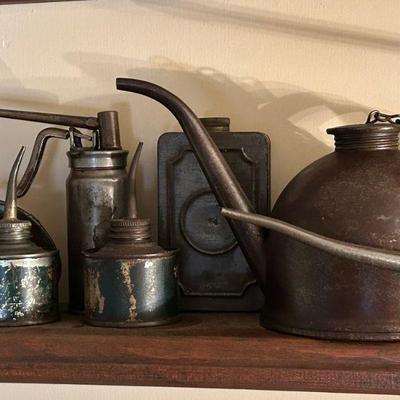 Vintage Oil Cans | Oilers | Oil Pumps 