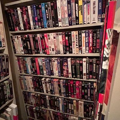 Huge Collection of Vintage and Rare VHS Tapes