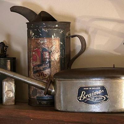 Vintage Oil Cans | Oilers | Oil Pumps | Braime | Maytag