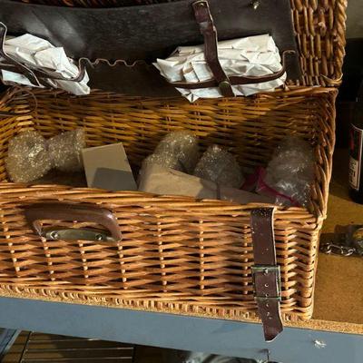 Picnic Basket and Accessories 