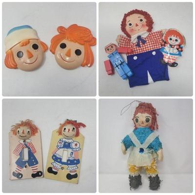Raggedy Ann & Andy Variety Lot