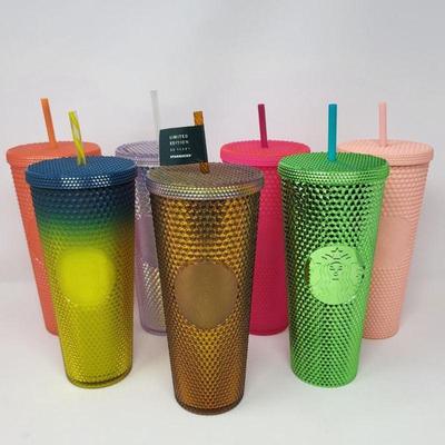 Seven 9" Starbucks 24oz Venti Tumbler Cold Cups (#1)