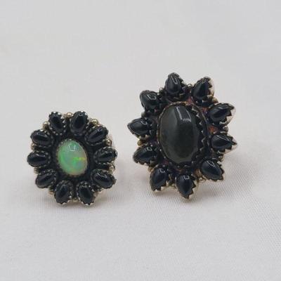 Two Statement Silver & Onyx Rings